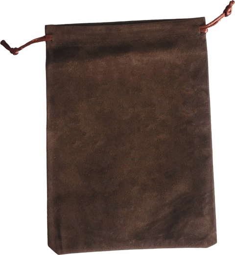 Worek sakiewka aksamitna monety kości żetony 13x18 cm