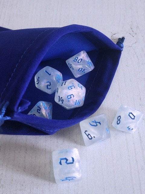 Worek sakiewka aksamitna monety kości żetony 13x18 cm