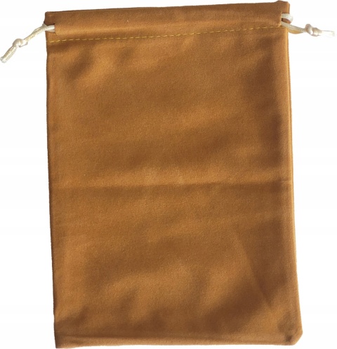 Worek sakiewka aksamitna monety kości żetony 13x18 cm