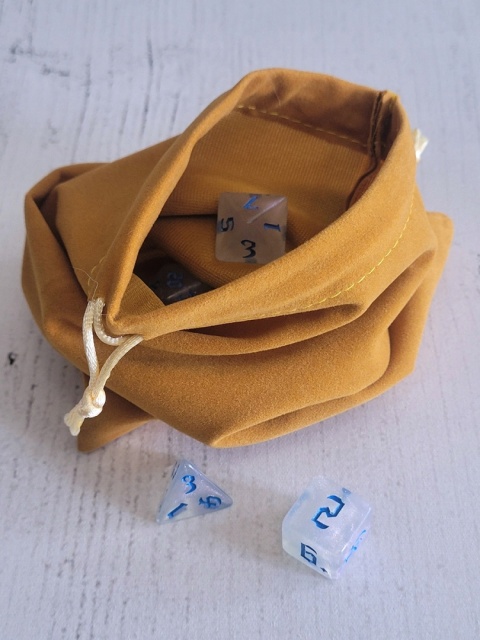 Worek sakiewka aksamitna monety kości żetony 13x18 cm