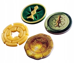 Zaginiona Wyspa Arnak zamienniki żetonów 54 elementy