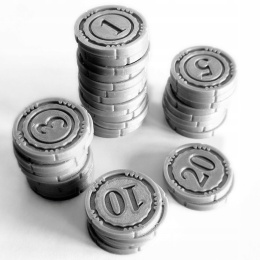 Zestaw monet do gier 40 szt.