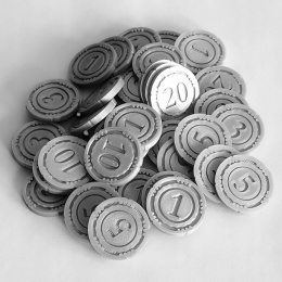 Zestaw monet do gier 40 szt.
