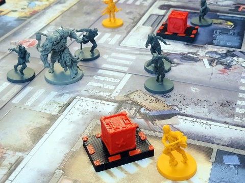 Zombicide 2ed. skrzynie 3D na znaczniki 11 szt.