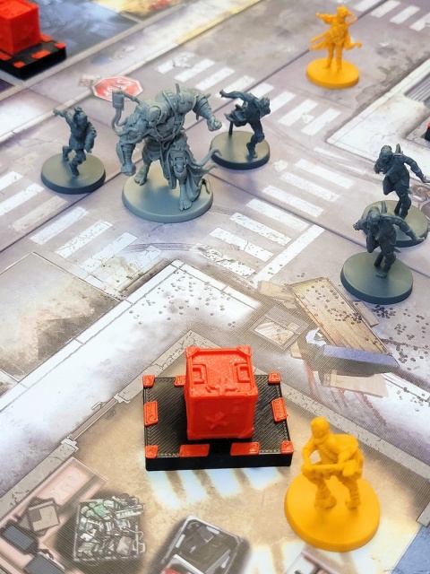 Zombicide 2ed. skrzynie 3D na znaczniki 11 szt.