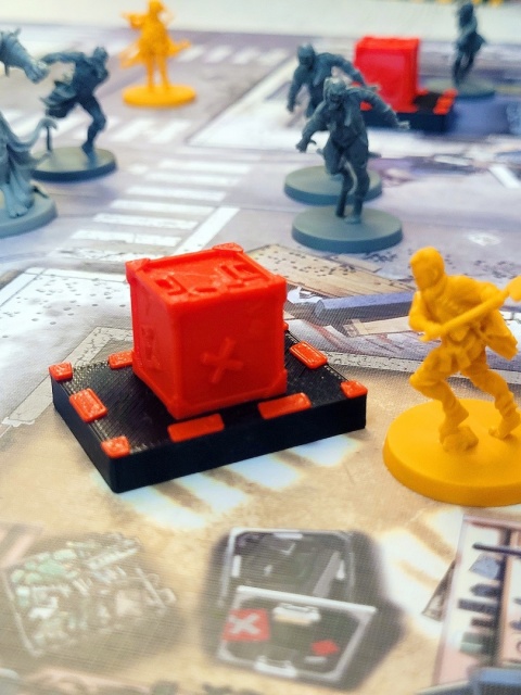 Zombicide 2ed. skrzynie 3D na znaczniki 11 szt.