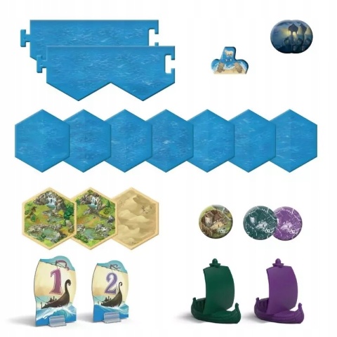 Gra planszowa Catan: Żeglarze Dodatek dla 5/6 Graczy - nowe wydanie Galakta