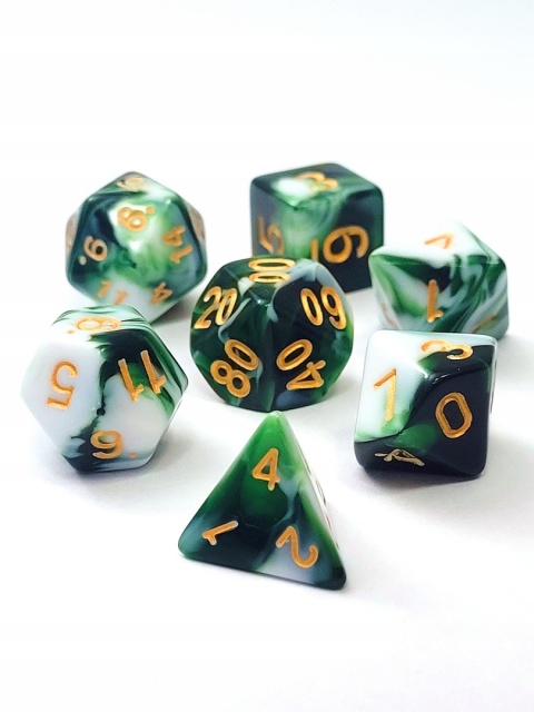 Kości kostki HARMONII RPG DnD MTG planszowe 7 szt.