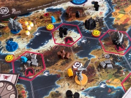 Scythe - zamienniki surowców i znaczników spotkań - 132 szt.